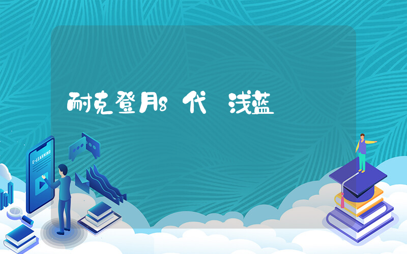 耐克登月8代 浅蓝插图